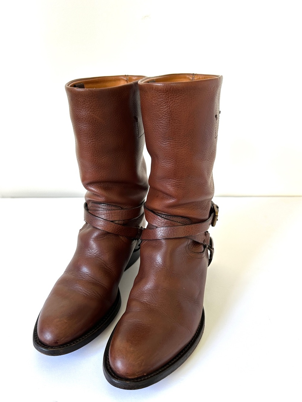 Ralph Lauren Collection Horse Bit Western Boots - Picture 2 of 11